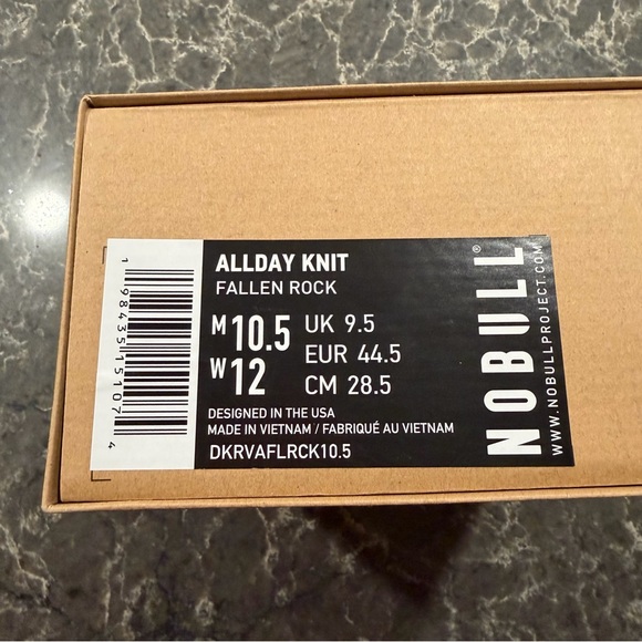 New NOBULL Men's Allday Knit- Fallen Rock - Picture 10 of 11